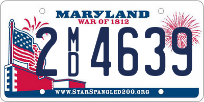 MD license plate 2MD4639