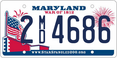 MD license plate 2MD4686