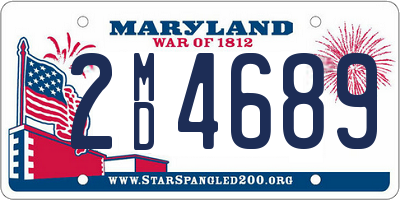 MD license plate 2MD4689