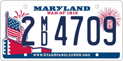 MD license plate 2MD4709