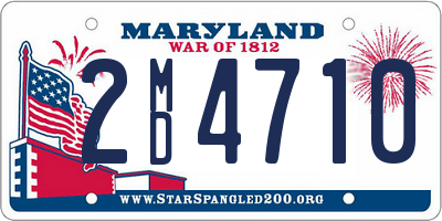 MD license plate 2MD4710