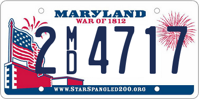 MD license plate 2MD4717