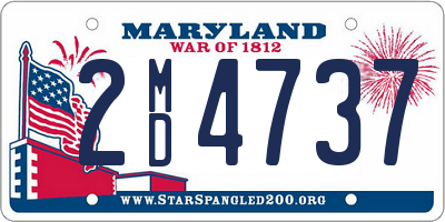 MD license plate 2MD4737