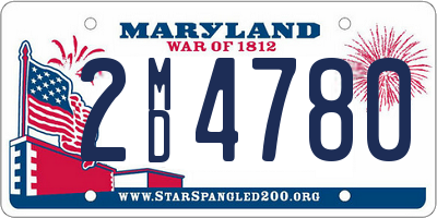 MD license plate 2MD4780