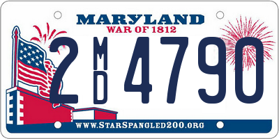 MD license plate 2MD4790