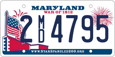 MD license plate 2MD4795