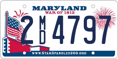 MD license plate 2MD4797