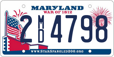 MD license plate 2MD4798