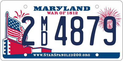 MD license plate 2MD4879