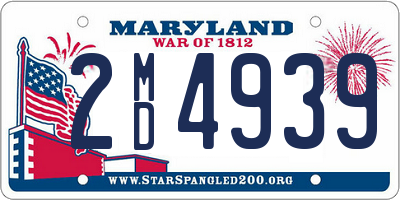 MD license plate 2MD4939