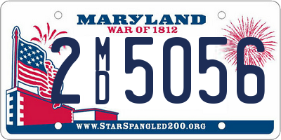 MD license plate 2MD5056