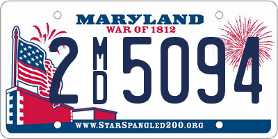 MD license plate 2MD5094