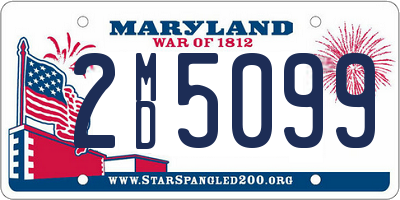 MD license plate 2MD5099