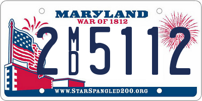 MD license plate 2MD5112