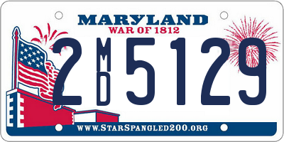 MD license plate 2MD5129