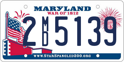 MD license plate 2MD5139