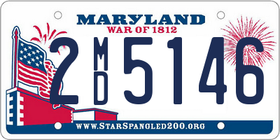 MD license plate 2MD5146