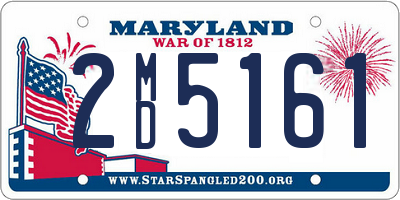 MD license plate 2MD5161