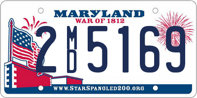 MD license plate 2MD5169