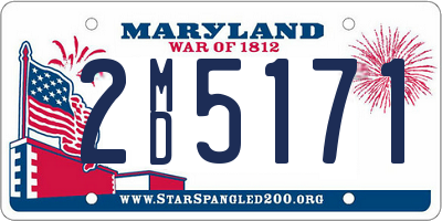 MD license plate 2MD5171