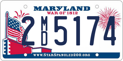 MD license plate 2MD5174