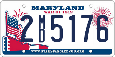 MD license plate 2MD5176