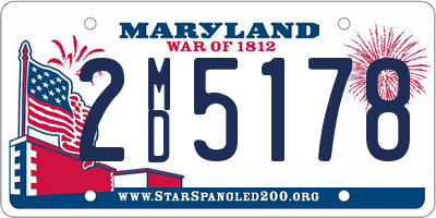 MD license plate 2MD5178