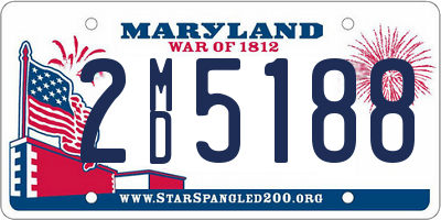 MD license plate 2MD5188