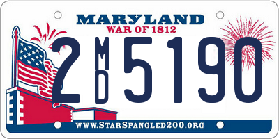 MD license plate 2MD5190