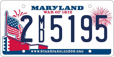 MD license plate 2MD5195