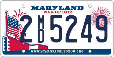 MD license plate 2MD5249