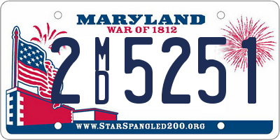 MD license plate 2MD5251