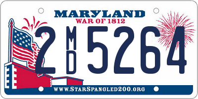 MD license plate 2MD5264