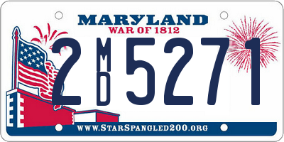 MD license plate 2MD5271