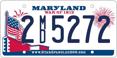 MD license plate 2MD5272