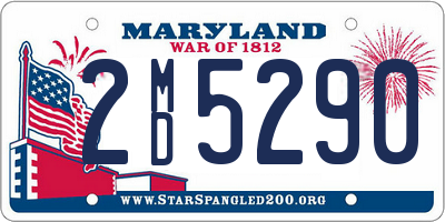 MD license plate 2MD5290