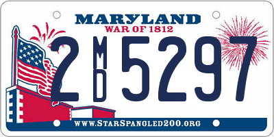 MD license plate 2MD5297