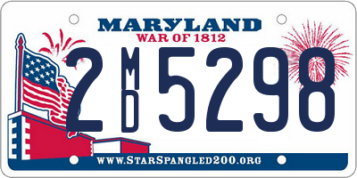 MD license plate 2MD5298