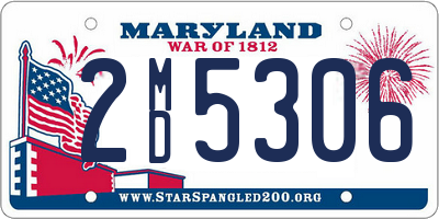 MD license plate 2MD5306