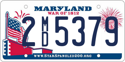 MD license plate 2MD5379