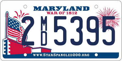 MD license plate 2MD5395