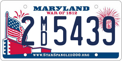 MD license plate 2MD5439