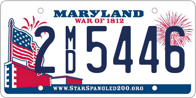 MD license plate 2MD5446