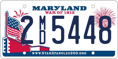 MD license plate 2MD5448