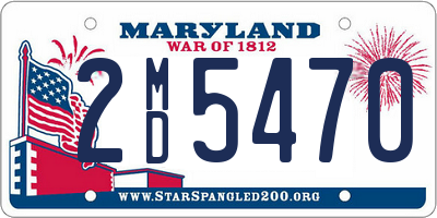 MD license plate 2MD5470