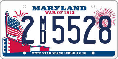 MD license plate 2MD5528