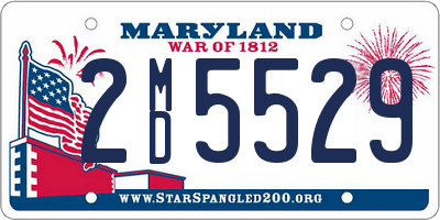 MD license plate 2MD5529