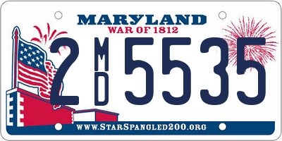 MD license plate 2MD5535