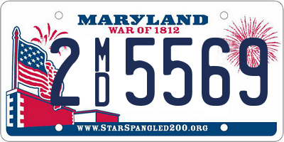 MD license plate 2MD5569