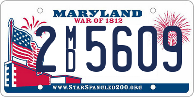 MD license plate 2MD5609